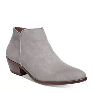 Sam Edelman Women's Petty Ankle Boot Grey Suede Size 9.5